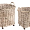 Bizzotto Ceste Decorative>SET2 CESTO C-RUOTE WARNA