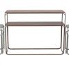 Bizzotto Consolle>SET CONSOLLE+ 2TAVOLINI CLARITY M-G