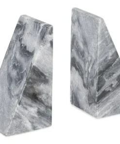 Bizzotto Oggettistica>SET2 DECORAZIONE KANDY MARMO GRIGIO H15