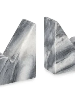 Bizzotto Oggettistica>SET2 DECORAZIONE KANDY MARMO GRIGIO H12