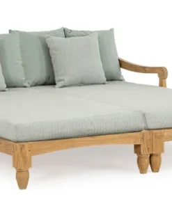 Bizzotto Daybed>SET2 LOUNGE C-C BALI AQUA - FSC