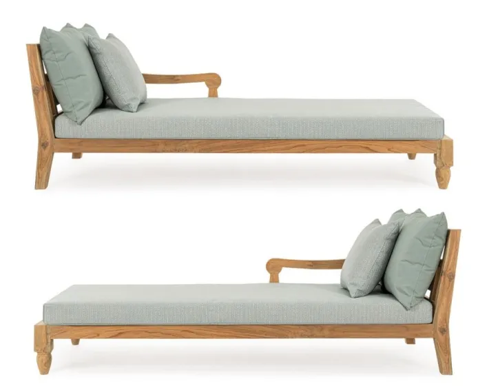 Bizzotto Daybed>SET2 LOUNGE C-C BALI AQUA - FSC