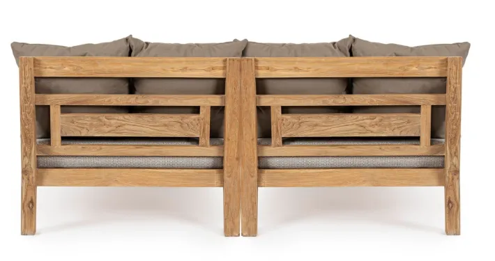 Bizzotto Daybed>SET2 LOUNGE C-C BALI NATURAL - FSC