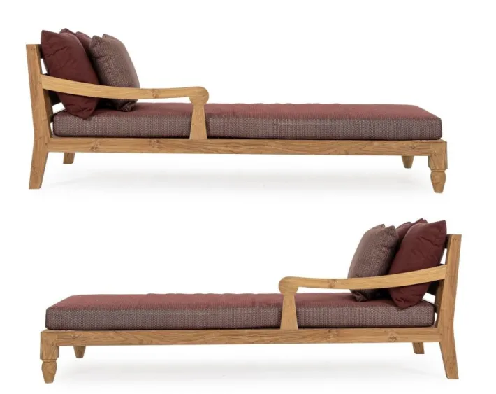 Bizzotto Daybed>SET2 LOUNGE C-C BALI WINE - FSC
