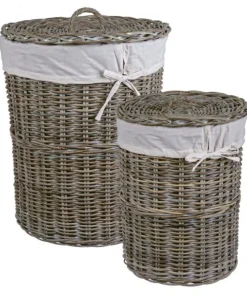 Bizzotto Ceste Decorative>SET2 P.BIANCHERIA NARRA BIANCO