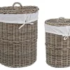 Bizzotto Ceste Decorative>SET2 P.BIANCHERIA NARRA NAT.