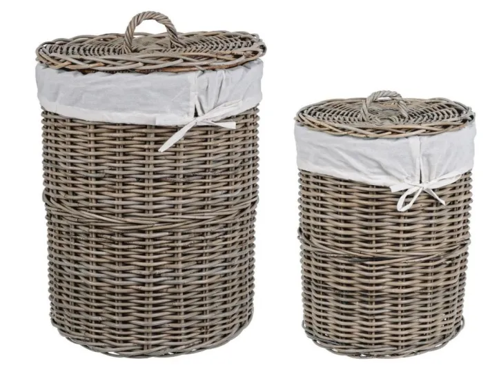 Bizzotto Ceste Decorative>SET2 P.BIANCHERIA NARRA NAT.