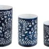 Bizzotto Portacandele>SET3 P.CANDELA YANNICK CIL BLU