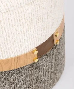 Bizzotto Pouf>SET2 POUF CONTENITORE TANYA BIA-GRIGIO