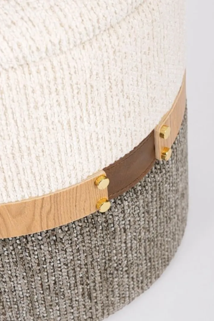 Bizzotto Pouf>SET2 POUF CONTENITORE TANYA BIA-GRIGIO
