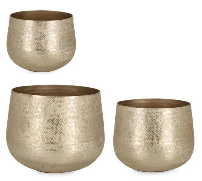Bizzotto Coprivasi>SET3 P.VASO CLAMP TO ORO