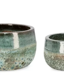 Bizzotto Vasi E Coprivasi>SET2 P.VASO DUYEN CIOTOLA VERDE GIADA