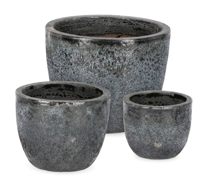Bizzotto Vasi E Coprivasi>SET3 P.VASO DUYEN SVAS ANTRACITE