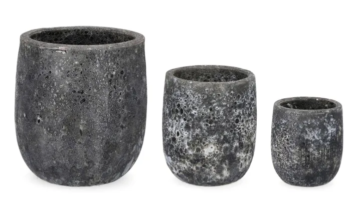 Bizzotto Vasi E Coprivasi>SET3 P.VASO DUYEN TO ANTRACITE