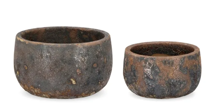 Bizzotto Vasi E Coprivasi>SET2 P.VASO DUYEN TO RUSTY