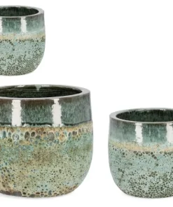 Bizzotto Vasi E Coprivasi>SET3 P.VASO DUYEN TO VERDE GIADA