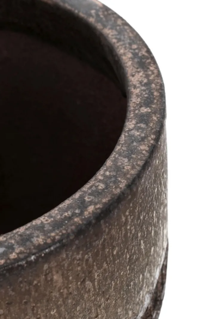 Bizzotto Vasi E Coprivasi>SET3 P.VASO DUYEN TONDO BASSO RUSTY