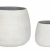 Bizzotto Vasi E Coprivasi>SET2 P.VASO EMEI BOMBATO BEIGE