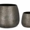 Bizzotto Vasi E Coprivasi>SET2 P.VASO EMEI BOMBATO GRIGIO