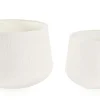 Bizzotto Vasi E Coprivasi>SET2 P.VASO KENAR TO BEIGE BASSO