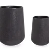 Bizzotto Vasi E Coprivasi>SET2 P.VASO KENAR TO NERO ALTO