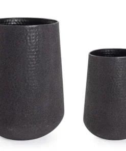 Bizzotto Vasi E Coprivasi>SET2 P.VASO KENAR TO NERO ALTO