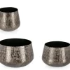 Bizzotto Coprivasi>SET3 P.VASO LATHE TO ANTRACITE