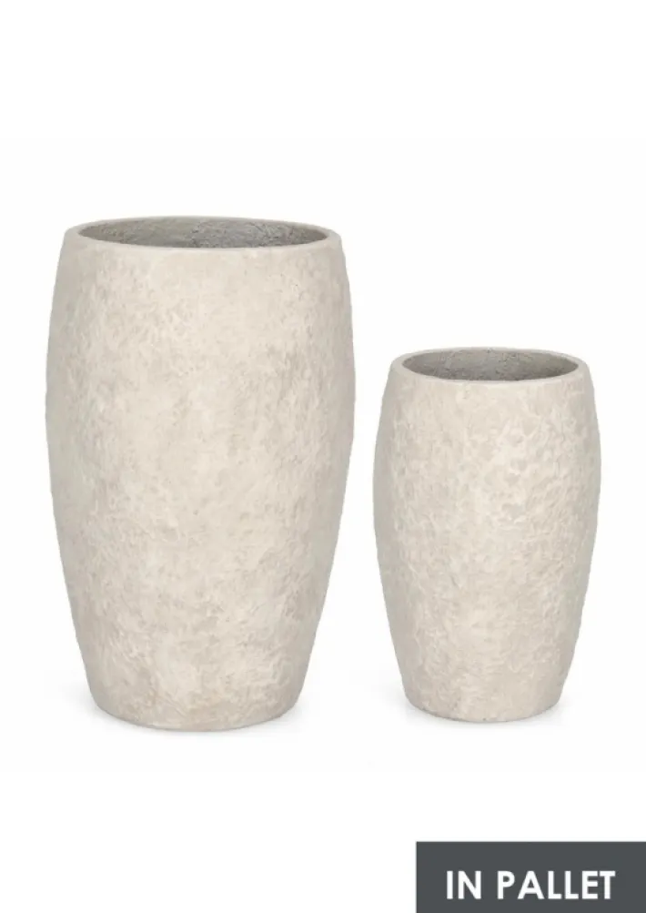 Bizzotto Vasi E Coprivasi>SET2 P.VASO MEILI ALTO BEIGE