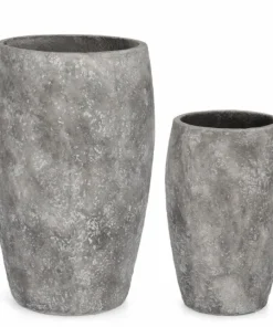 Bizzotto Vasi E Coprivasi>SET2 P.VASO MEILI ALTO GRIGIO