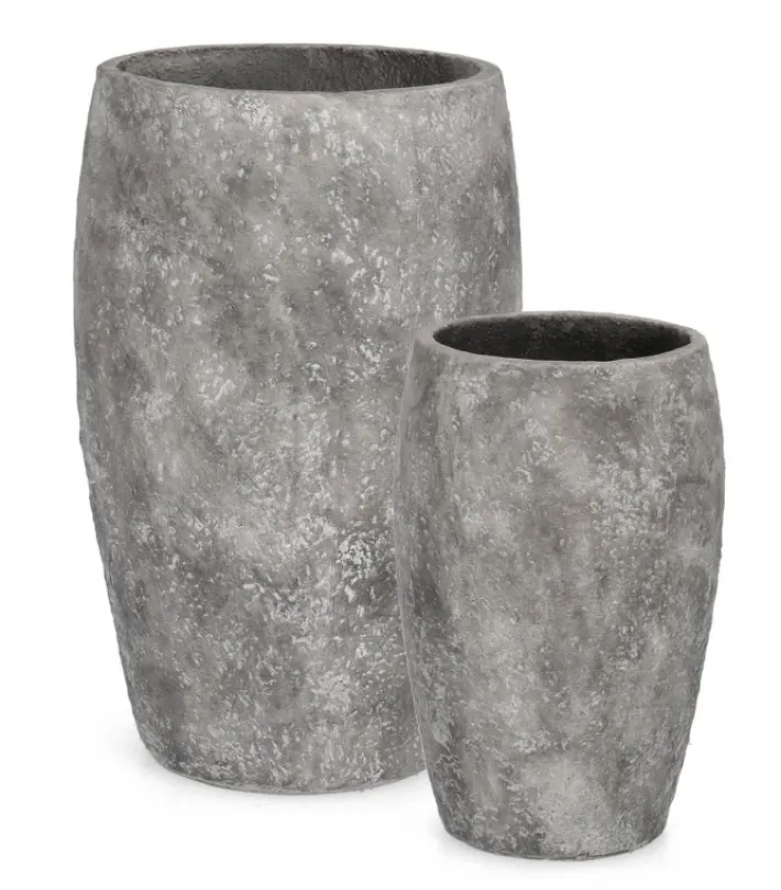 Bizzotto Vasi E Coprivasi>SET2 P.VASO MEILI ALTO GRIGIO