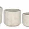 Bizzotto Vasi E Coprivasi>SET4 P.VASO MEILI TONDO BEIGE
