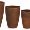 Bizzotto Vasi E Coprivasi>SET4 P.VASO MEILI TONDO RUSTY