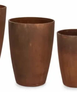 Bizzotto Vasi E Coprivasi>SET4 P.VASO MEILI TONDO RUSTY