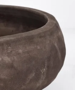 Bizzotto Vasi E Coprivasi>SET3 P.VASO MINH CIOTOLA TERRACOTTA SCUR