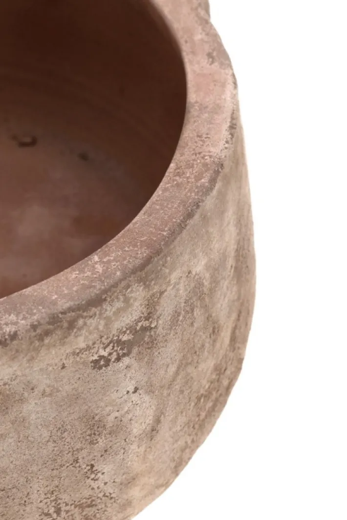 Bizzotto Vasi E Coprivasi>SET3 P.VASO MINH TONDO TERRACOTTA BRUNIT