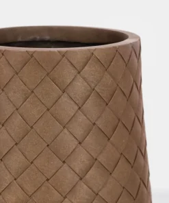 Bizzotto Vasi E Coprivasi>SET2 P.VASO RHOMBUS BOMB ALTO RUSTY