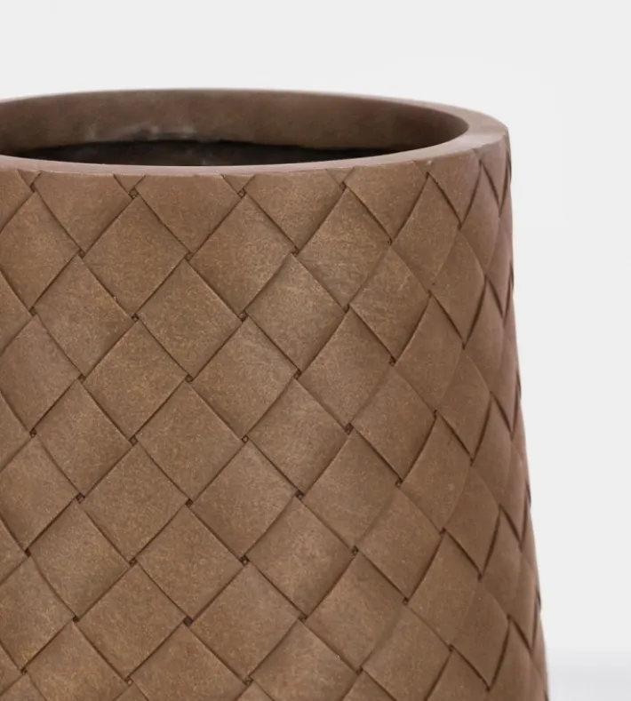 Bizzotto Vasi E Coprivasi>SET2 P.VASO RHOMBUS BOMB ALTO RUSTY