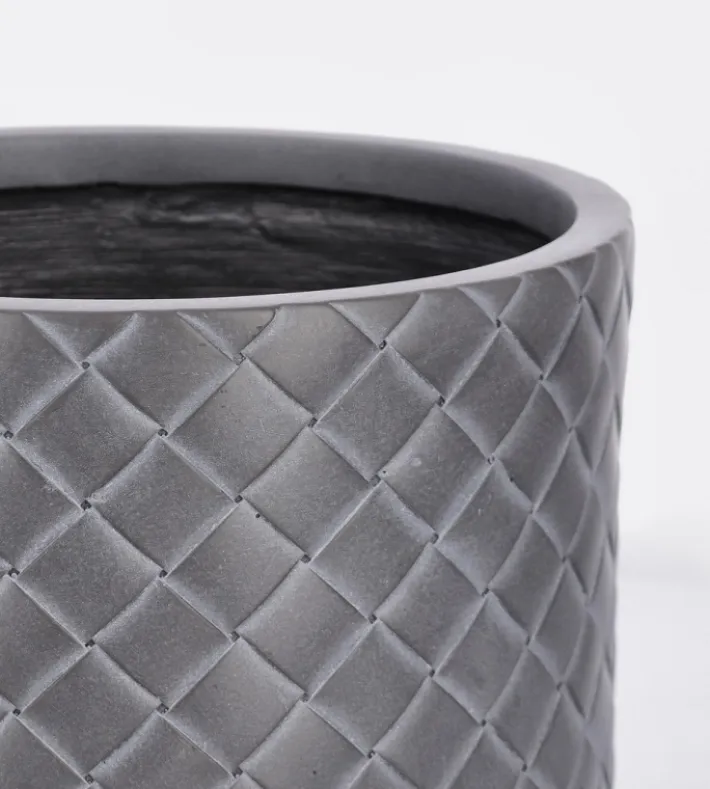 Bizzotto Vasi E Coprivasi>SET3 P.VASO RHOMBUS CIL ANTRACITE