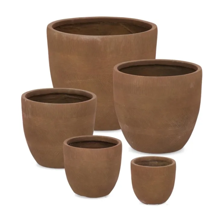 Bizzotto Vasi E Coprivasi>SET5 P.VASO RIGO TO RUSTY BASSO
