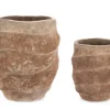 Bizzotto Vasi E Coprivasi>SET2 P.VASO TEIDE ALTO TERRACOTTA BRUNIT