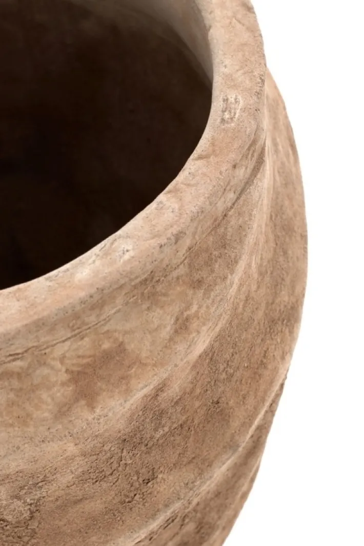Bizzotto Vasi E Coprivasi>SET2 P.VASO TEIDE ALTO TERRACOTTA BRUNIT