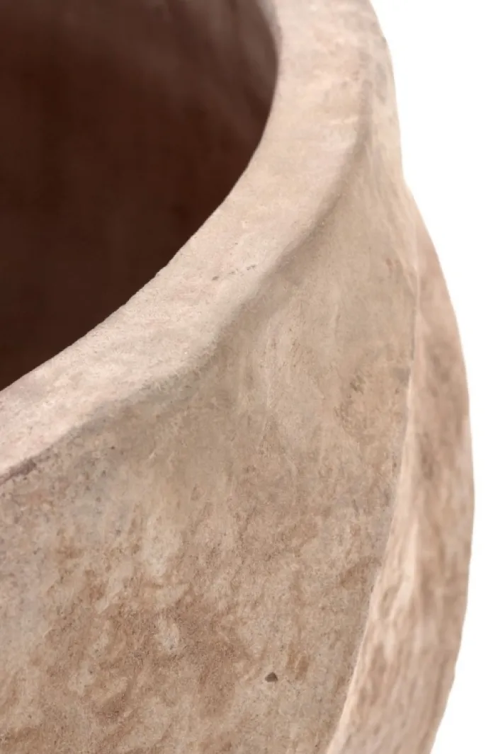 Bizzotto Vasi E Coprivasi>SET2 P.VASO TEIDE BASS TERRACOTTA BRUNIT