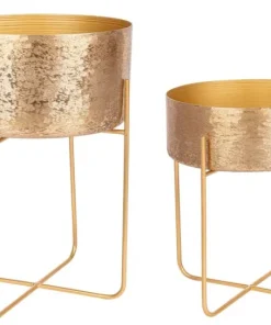 Bizzotto Coprivasi>SET2 P.VASO VARANASI STAND TO ORO