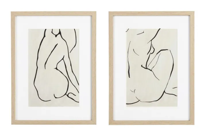 Bizzotto Quadri E Stampe>SET2 QUADRO C-C REFINED 30X40