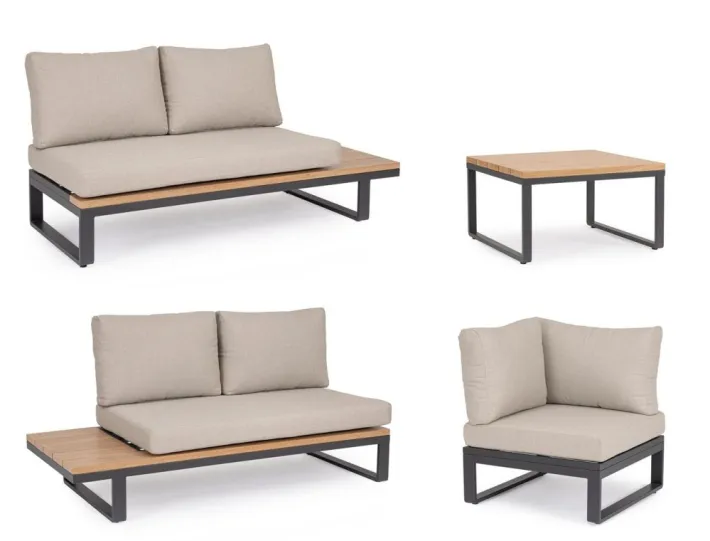 Bizzotto Salotti Completi>SET SALOTTO ANG. C-C ZELMAR ANTR. YK13