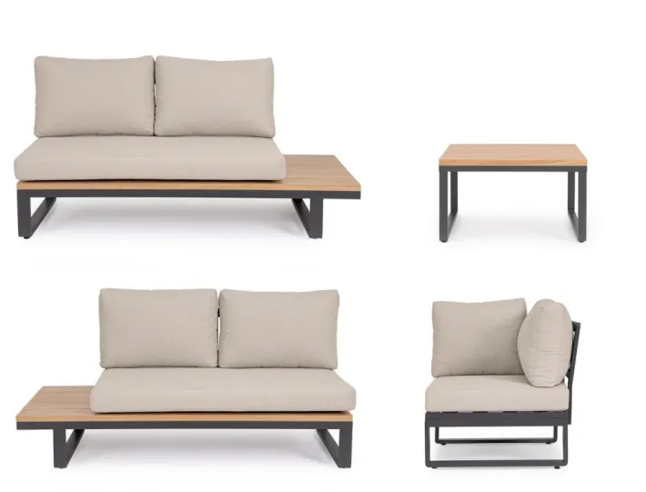 Bizzotto Salotti Completi>SET SALOTTO ANG. C-C ZELMAR ANTR. YK13
