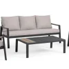 Bizzotto Salotti Completi>SET4 SALOTTO C-C ELNA ANTRACITE LH32
