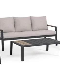 Bizzotto Salotti Completi>SET4 SALOTTO C-C ELNA ANTRACITE LH32