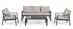 Bizzotto Salotti Completi>SET4 SALOTTO C-C ELNA ANTRACITE LH32