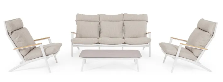 Bizzotto Salotti Completi>SET4 SALOTTO C-C IBISCO BIANCO WG20